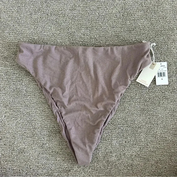 Good American GOOD WAIST CHEEKY BIKINI BOTTOM GSW0103 Lilac Size 3X - Picture 1 of 5